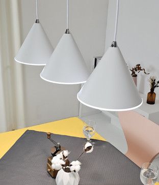 라일스 3등 펜던트조명 LED식탁등 인테리어펜던트 (대/소)