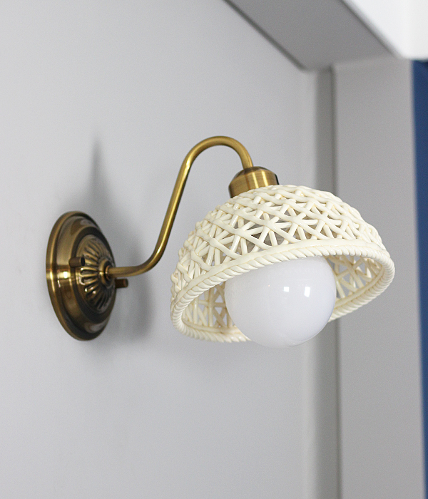 니트 도자기벽등 벽전등 벽무드등