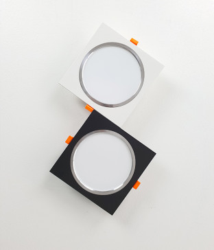 비오스 타공 125mm/150mm 5인치/6인치 사각 매입등 매입조명