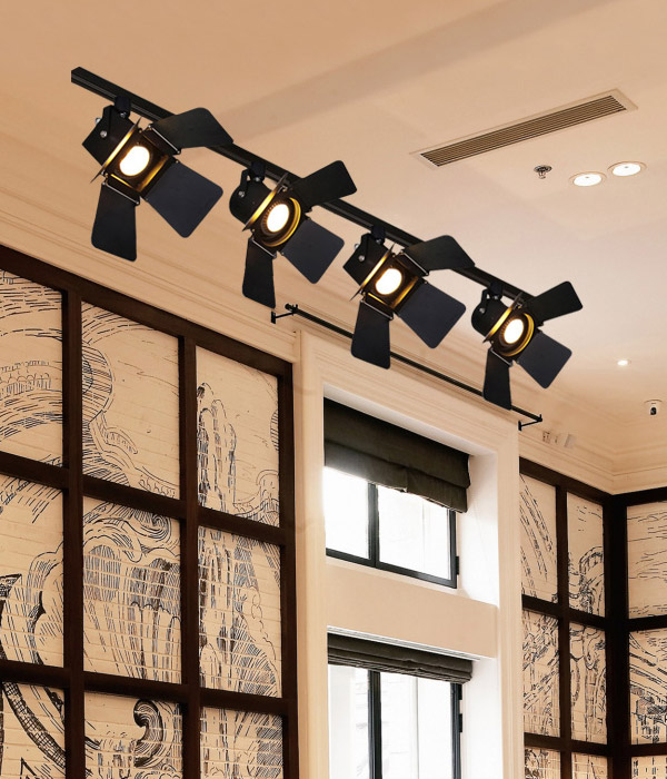 스테이지 1등 레일조명 [블랙/화이트]